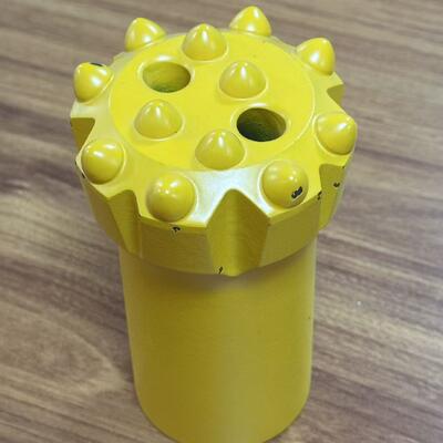 Trépan à bouton fileté R32 de 43 mm pour le forage d'explosion dans les projets d'infrastructure