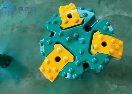 Ql80 Dth Shack Drill Bit Conception avant plate avec tube à air pour le forage de roche