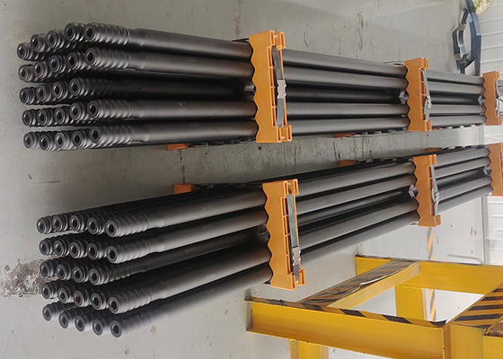 Top Hammer Rocks Tools Thread Drill Rod 6500mm H25 Pour le forage de trous
