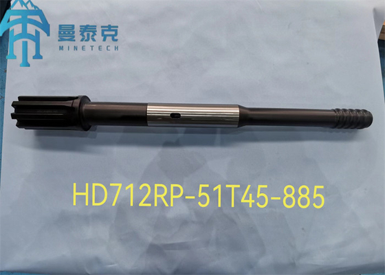 Adaptateur de tige de fil T38 pour le forage de tunnels Outils de forage à marteau supérieur de 380 mm de longueur pour les applications de dérive et de forage de tunnels