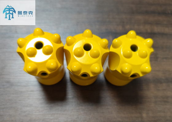 11 degrés Broca 34mm 7 boutons Forage conique Pour l'exploitation minière Forage de soufflage