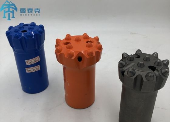 R38 Bourrage à bouton à fil de 76 mm pour l'ingénierie des tunnels et le forage sur banc avec capacité de forage de production