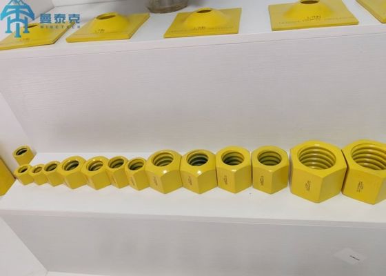 Boulons d'ancrage de forgeage personnalisés R38L à forage automatique pour le génie de la construction