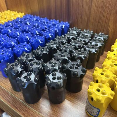 7 11 12 Buttons coniques outils de forage pour l'extraction des roches