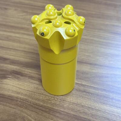 Mèche à bouton de haute qualité de 38 mm avec filetage R28 pour l'exploitation minière et le génie civil