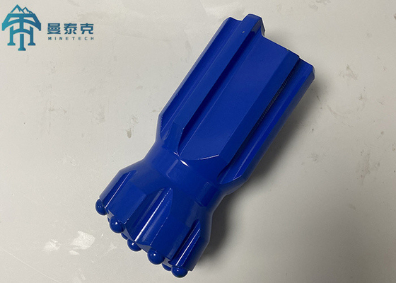 Outils miniers T51 152 mm Forage de roche Bit Couleur bleue Bouton balistique