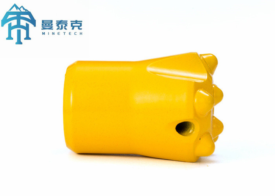 Outil de minage souterrain à boutons coniques de couleur jaune de 40 mm de diamètre
