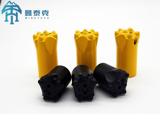 Outils de forage de roche conique de carrière de 7 degrés 34mm 6 boutons