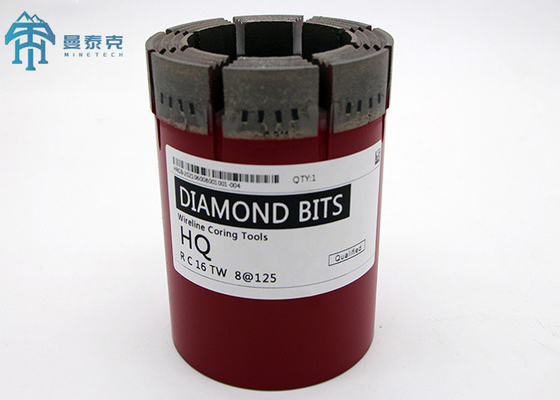 Utilisation de extraction géologique de NQ2 50mm Diamond Core Drill Bit nq