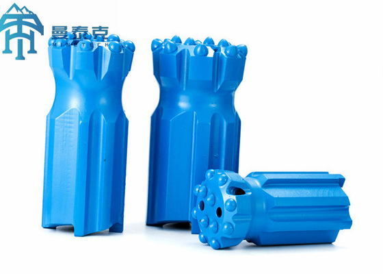 89mm bleus rétractent l'outil aux pastilles T51, outils de perçage de Dth de roche de centre de baisse