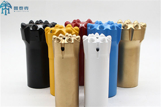 T38 64mm 10 outils à pastilles de perceuse de roche pour la construction de extraction