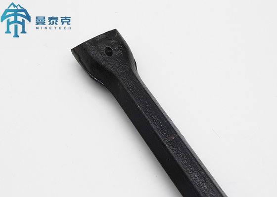 28 mm de diamètre 800 mm de longueur de travail pointe de châssis barre de forage intégrale avec 108x22 mm charnière pour forage en roche