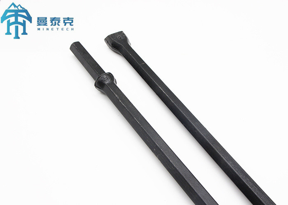 Perceuse hexagonale en acier intégrale Rod For Mining de chandelle de jambe de carbure de tungstène