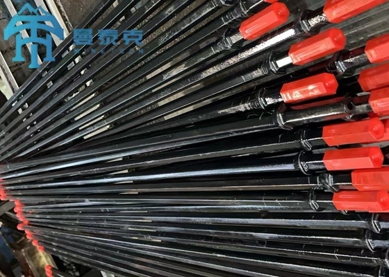 Outil de forage souterrain Hexagonal Drill Rod Technologie de traitement thermique