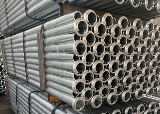 Galvanized Black 47mm Split Set Friction Rock Bolt Stabilizers With Domed Plates