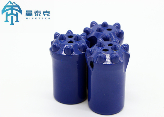 Dia 38mm 11° Angle Conical Button Bit Alliage d'acier Carbures de tungstène