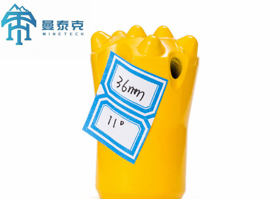 36 mm Bit de roche conique Minage Perçage Traitement thermique de forge