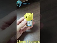 Forage à 7 boutons conique de 11° 36mm, galvanisé à l'intérieur